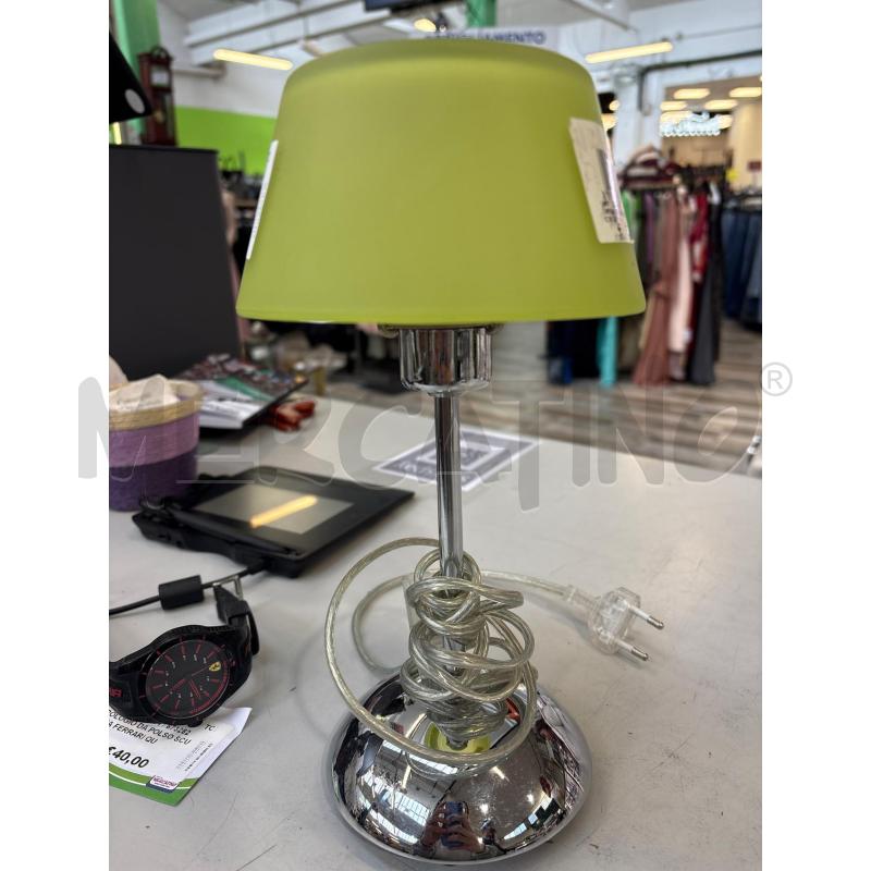 LAMPADA DA TAVOLO VETRO GIALLO | Mercatino dell'Usato Settimo torinese 1