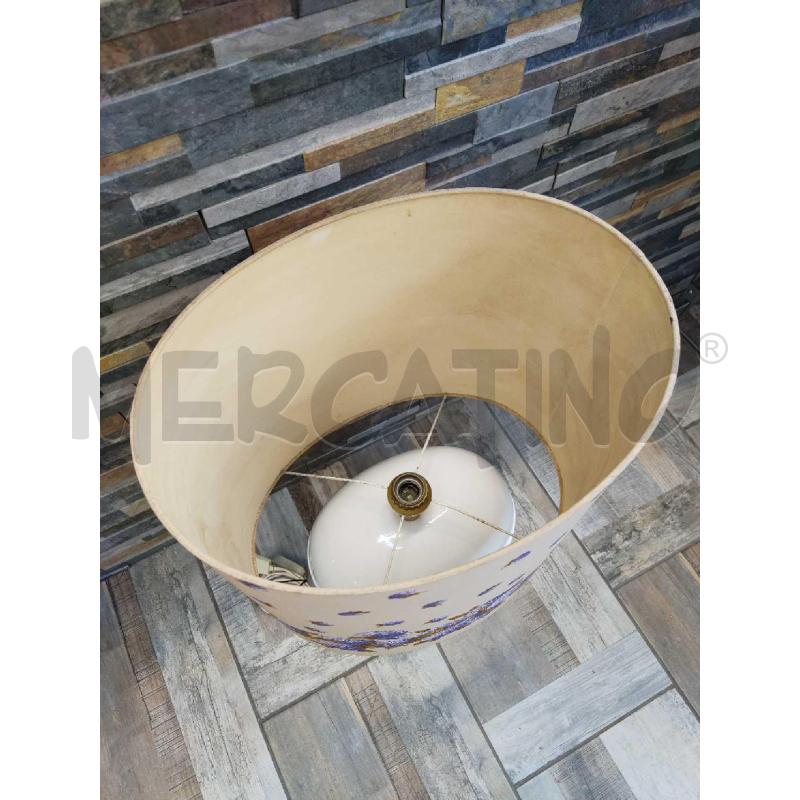 LAMPADA GRANDE CERAMICA CON GLICINE | Mercatino dell'Usato Settimo torinese 3