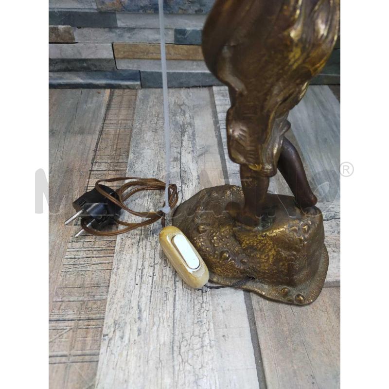 LAMPADA SCULTURA IN BRONZO FIGURA FEMMINILE | Mercatino dell'Usato Settimo torinese 4
