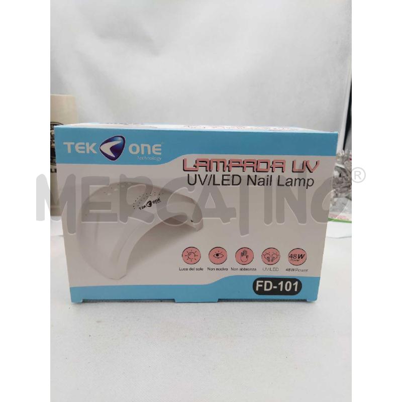 LAMPADA UNGHIE ASCIUGA SMALTO TEK ONE UV LED  | Mercatino dell'Usato Settimo torinese 1
