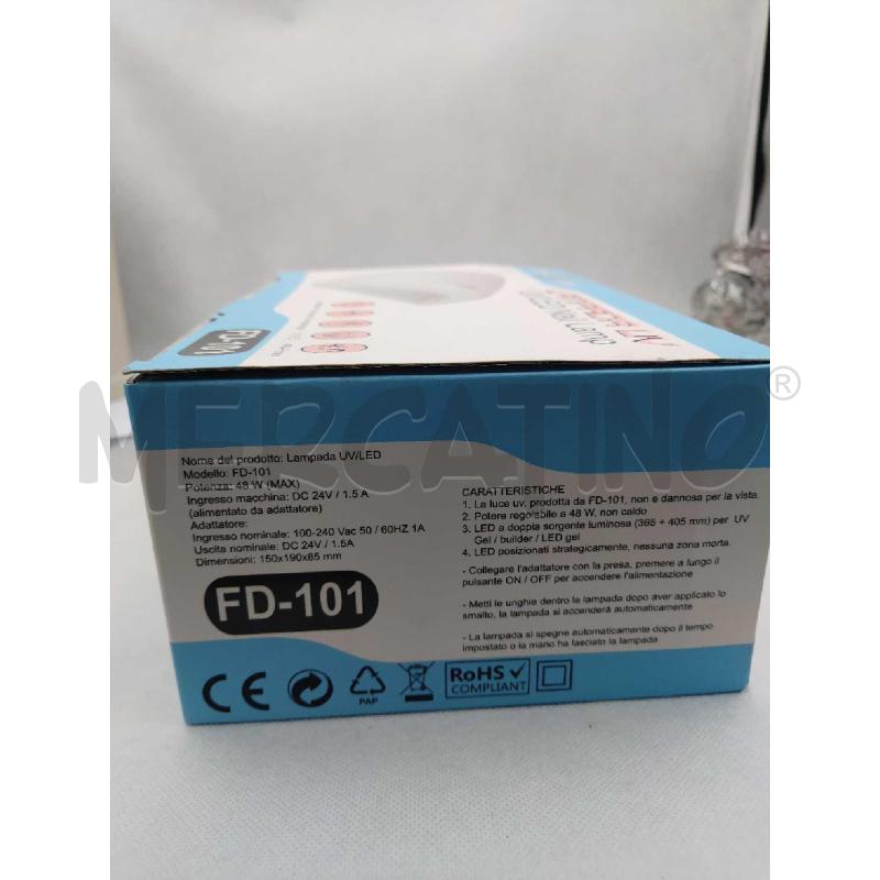 LAMPADA UNGHIE ASCIUGA SMALTO TEK ONE UV LED  | Mercatino dell'Usato Settimo torinese 2