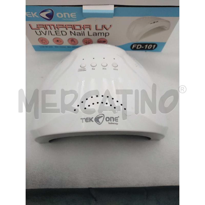 LAMPADA UNGHIE ASCIUGA SMALTO TEK ONE UV LED  | Mercatino dell'Usato Settimo torinese 4