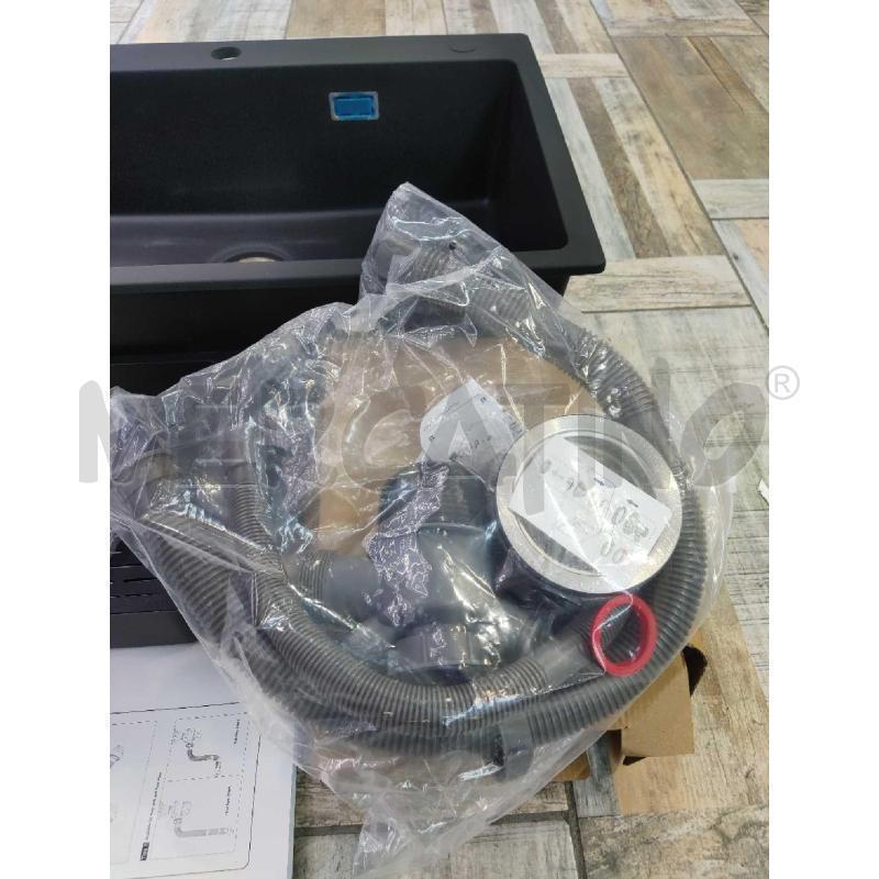 LAVELLO NERO GRANITO CERAMICA NUOVO CON ACCESSORI | Mercatino dell'Usato Settimo torinese 4
