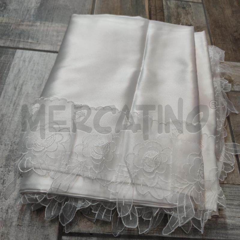 LENZ. MATRIM SOPRA+SOTTO+2FED BIANCHE TULLE FIORI | Mercatino dell'Usato Settimo torinese 2