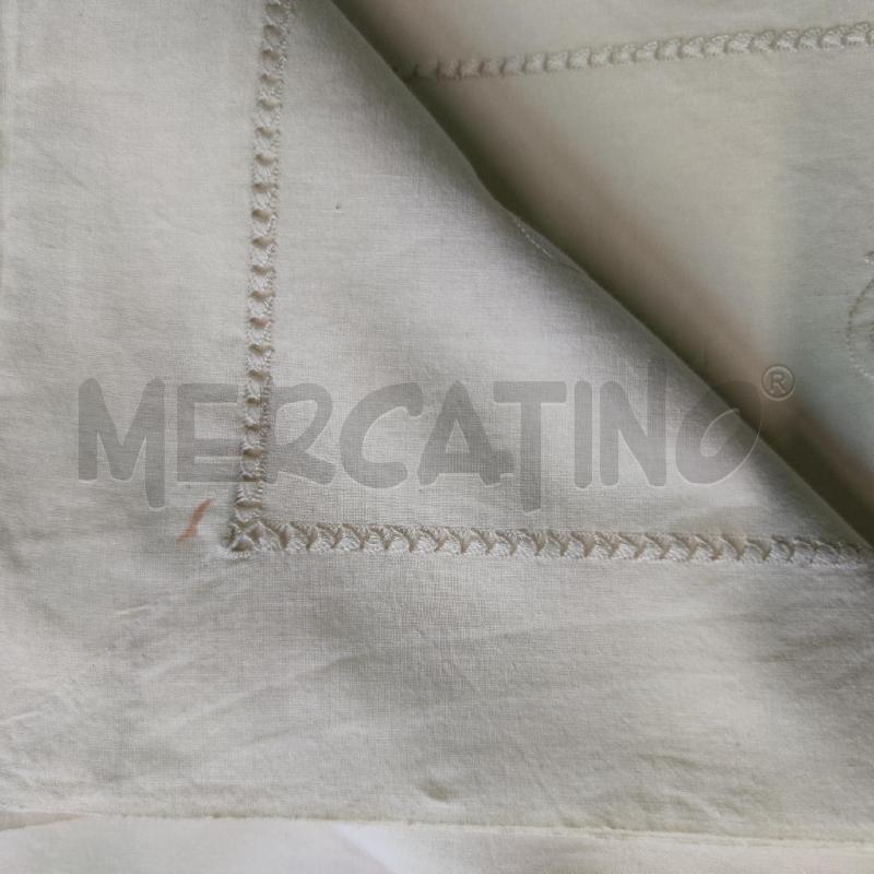 LENZUOLO MATRIM LINO RICAMATO | Mercatino dell'Usato Settimo torinese 2