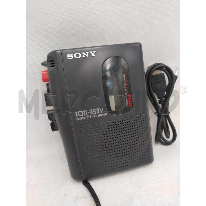 LETTORE CASSETTINE SONY TCM-353V CASSETTE-CORDER | Mercatino dell'Usato Settimo torinese 2