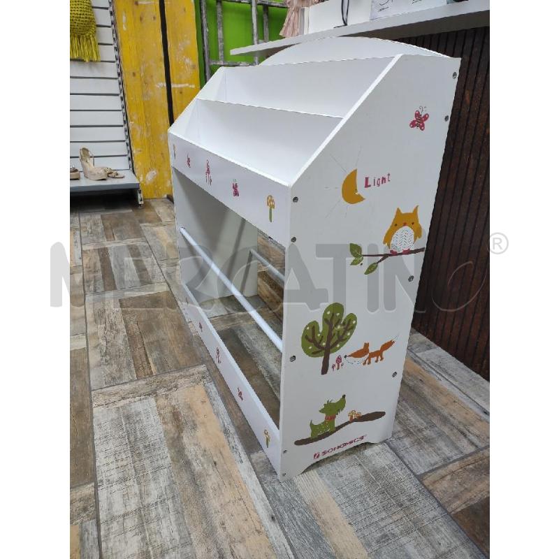 LIBRERIA CON PORTA GIOCHI SONGMICS BIANCA | Mercatino dell'Usato Settimo torinese 2