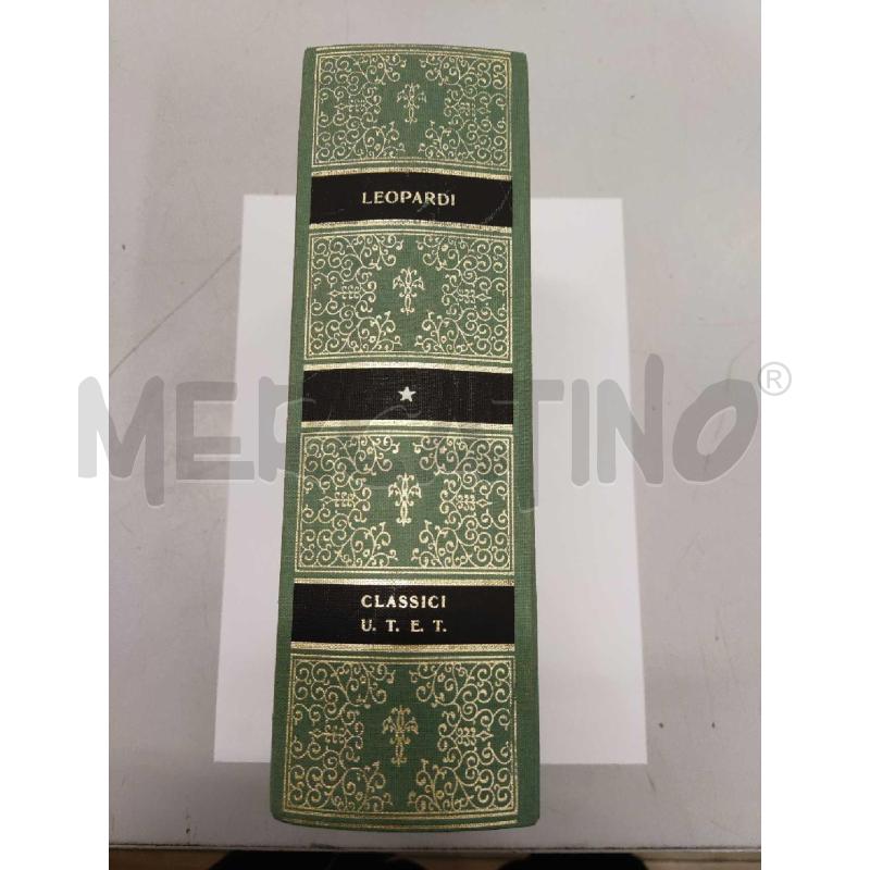 LIBRO CLASSICI LEOPARDI VERDE  | Mercatino dell'Usato Settimo torinese 1