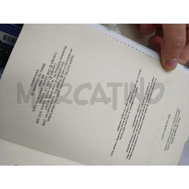 LIBRO HARRY POTETR E I DONI DELLA MORTE 2008 | Mercatino dell'Usato Settimo torinese 4