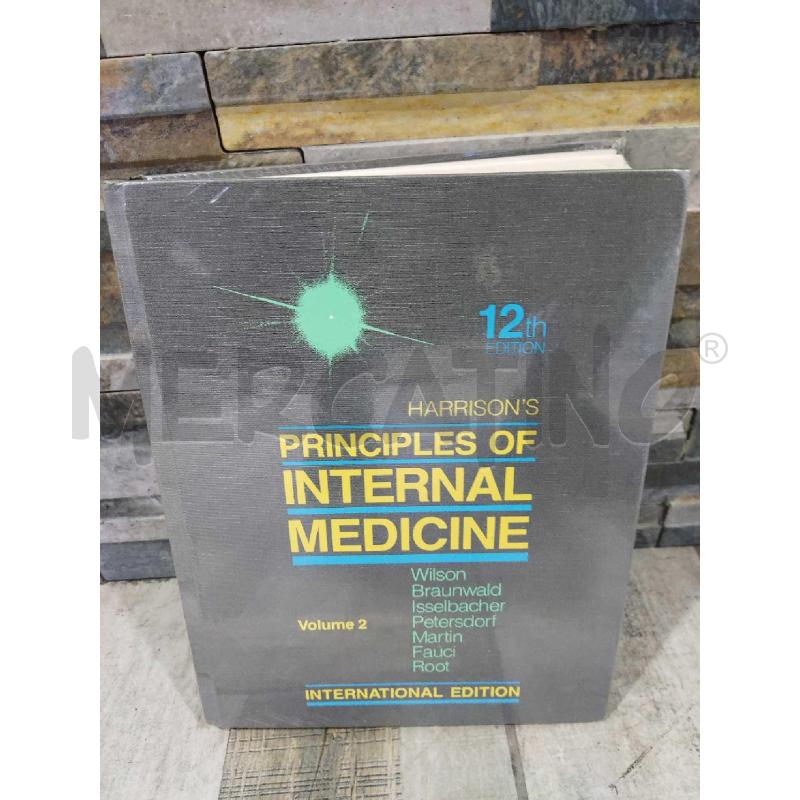 LIBRO PRINCIPLES OF INTERNAL MEDICINE INTERNATIONAL EDITION | Mercatino dell'Usato Settimo torinese 2
