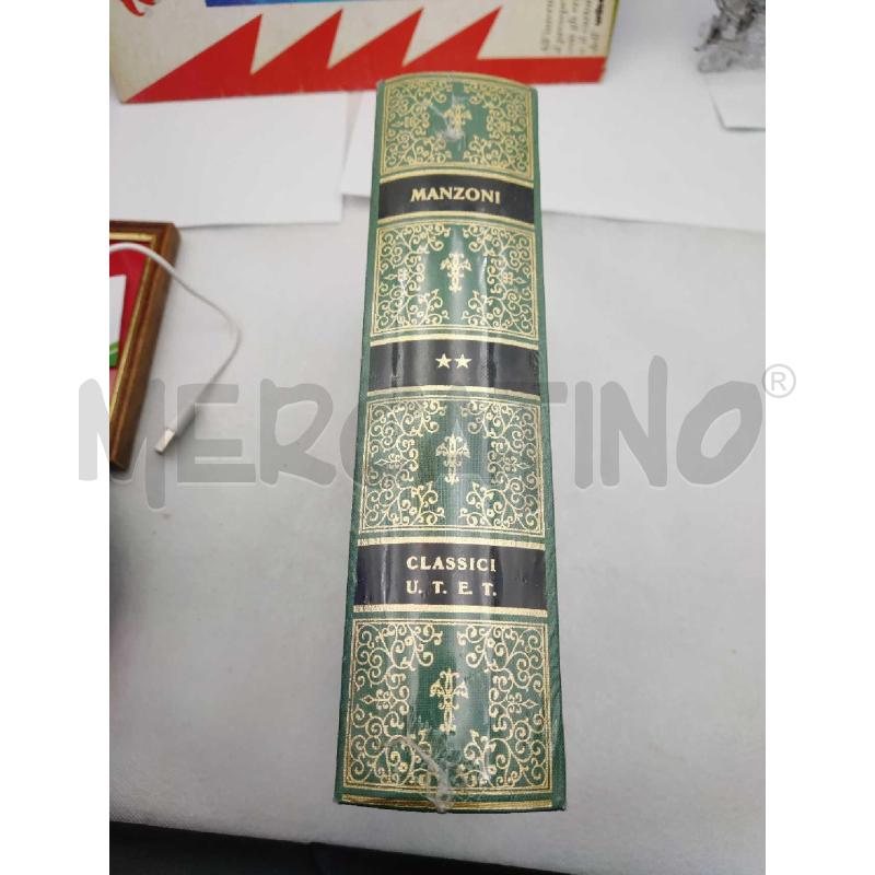 LIBRO VERDE CLASSICI MANZONI  | Mercatino dell'Usato Settimo torinese 1