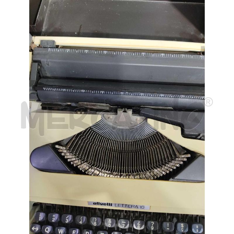 MACCHINA DA SCRIVERE OLIVETTI LETTERA 10 | Mercatino dell'Usato Settimo torinese 3