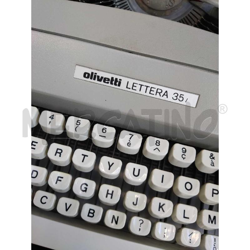 MACCHINA DA SCRIVERE OLIVETTI LETTERA 35 GRIGIA | Mercatino dell'Usato Settimo torinese 2