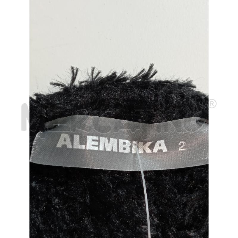 MAGLIA DONNA ALEMBIKA NERA PELOSETTA  | Mercatino dell'Usato Settimo torinese 3