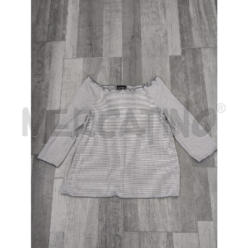 MAGLIA DONNA EMPORIO ARMANI SCOLLO BARCHETTA | Mercatino dell'Usato Settimo torinese 1