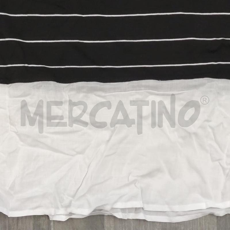 MAGLIA DONNA FIORELLA RUBINO NERA RIGHE BIANCHE NUOVA | Mercatino dell'Usato Settimo torinese 3