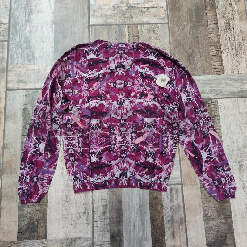 MAGLIA DONNA FRANKIE MORELLO VIOLA FANTASIA SCOLLO V | Mercatino dell'Usato Settimo torinese 2
