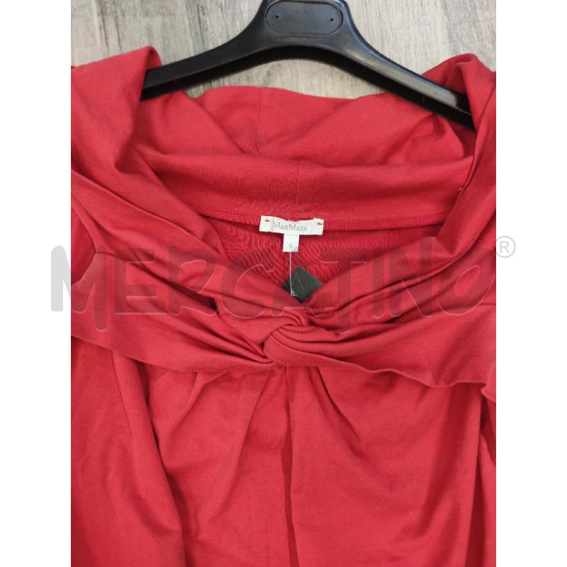 MAGLIA DONNA MAXMARA ROSSO FIOCCO DAVANTI | Mercatino dell'Usato Settimo torinese 2