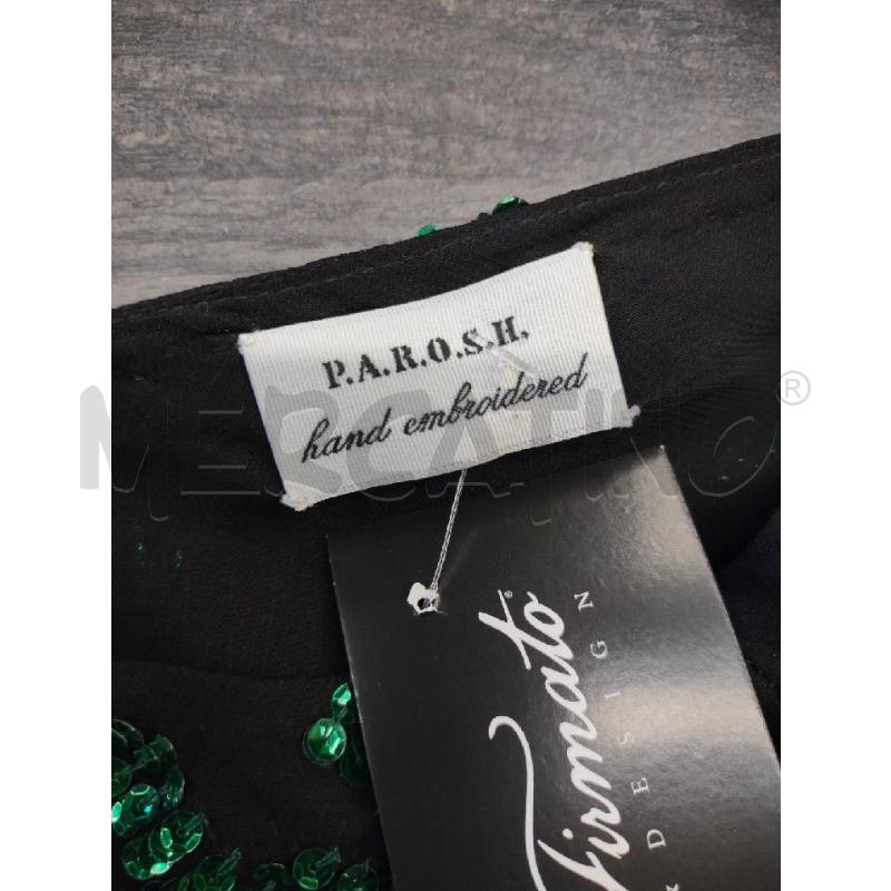 MAGLIA DONNA NERA PAILLETTES VERDI PAROSH | Mercatino dell'Usato Settimo torinese 4