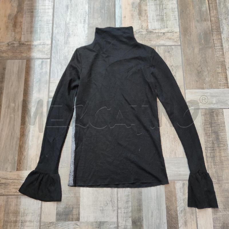MAGLIA DONNA PINKO NERA PROFILI GRIGI | Mercatino dell'Usato Settimo torinese 1