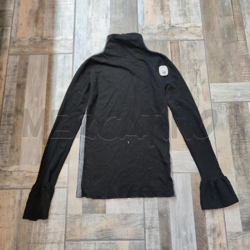 MAGLIA DONNA PINKO NERA PROFILI GRIGI | Mercatino dell'Usato Settimo torinese 2