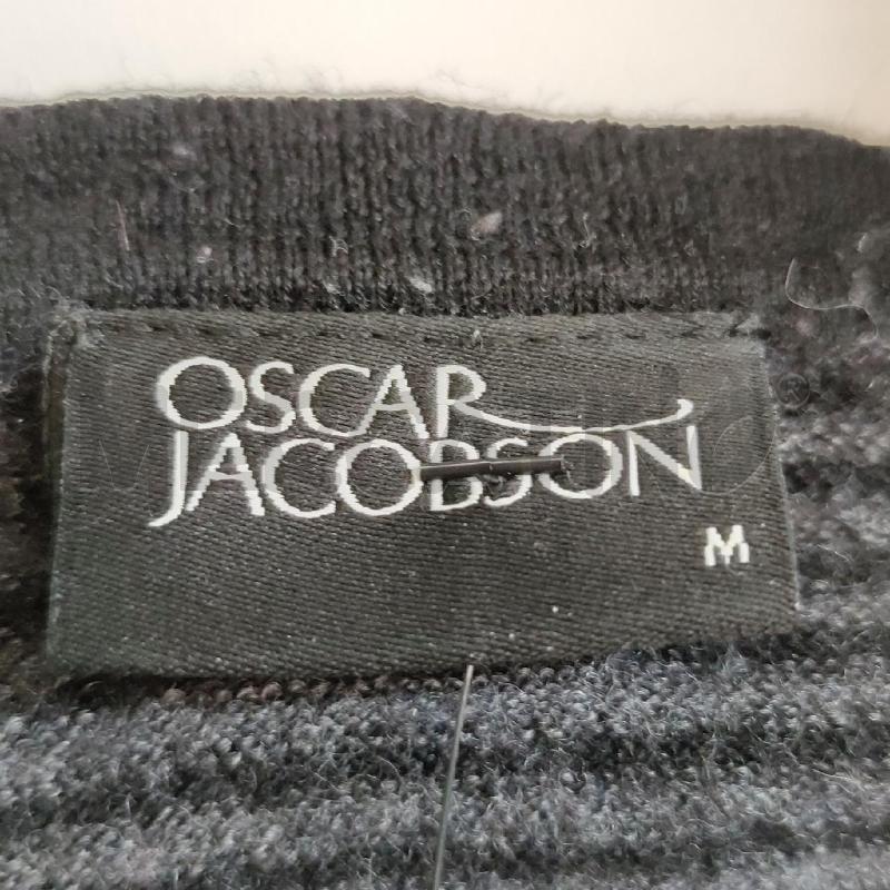 MAGLIA UOMO OSCAR JACOBSON LANA RIGHE GRIGIE NERE | Mercatino dell'Usato Settimo torinese 3