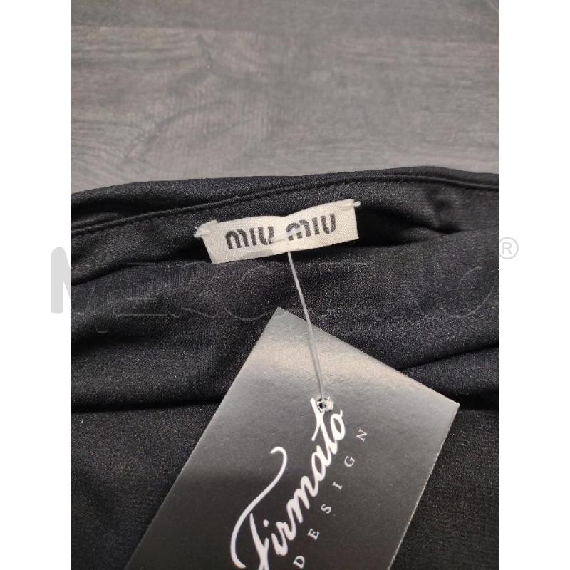 MAGLIETTA TOP MIU MIU NERA | Mercatino dell'Usato Settimo torinese 3