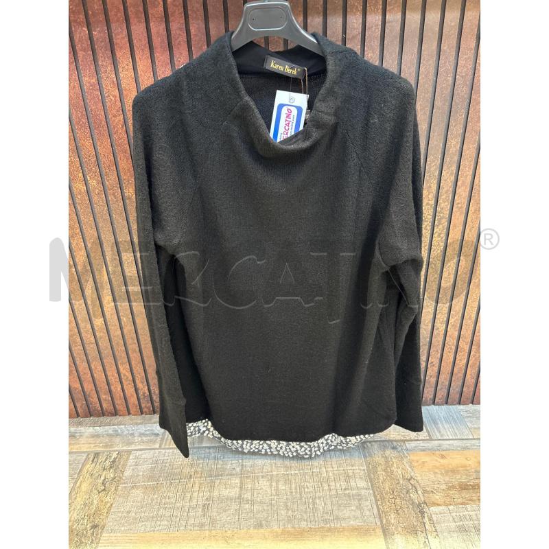 MAGLIONE DONNA NUOVO KAREN DEREK NUOVO NERO PAILLETTES | Mercatino dell'Usato Settimo torinese 1