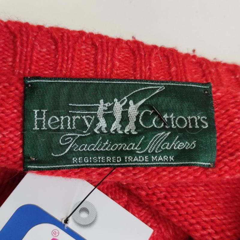 MAGLIONE UOMO HENRY COTTON'S LANA SETA ROSSO | Mercatino dell'Usato Settimo torinese 3