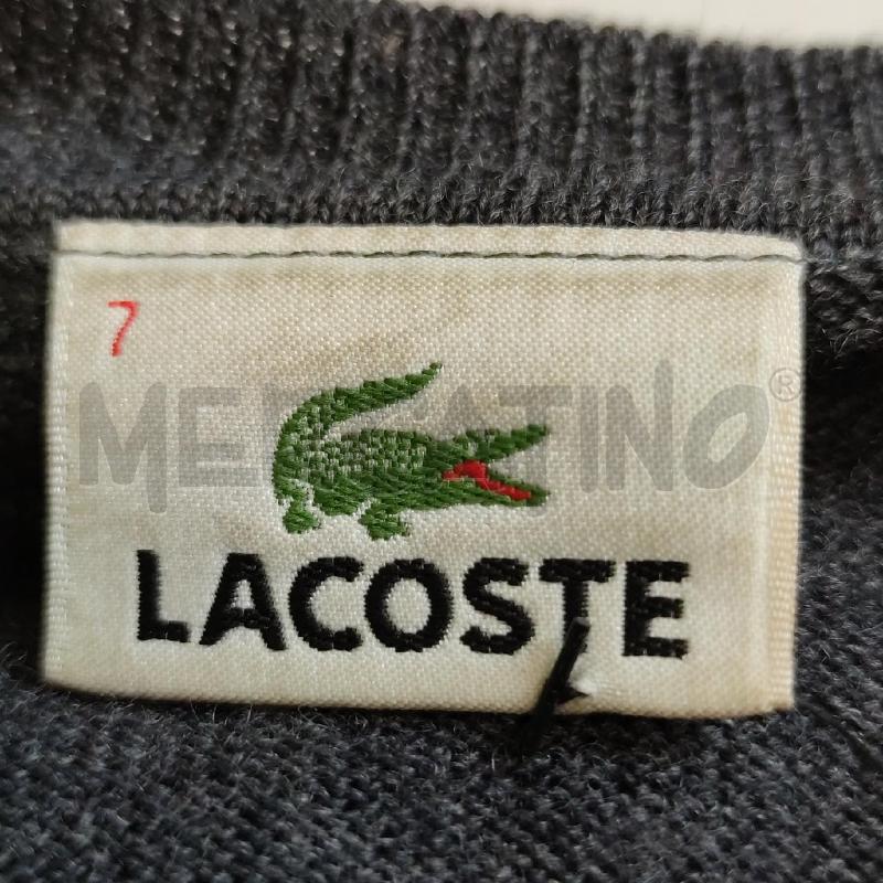 MAGLIONE UOMO LACOSTE GRIGIO LANA | Mercatino dell'Usato Settimo torinese 3