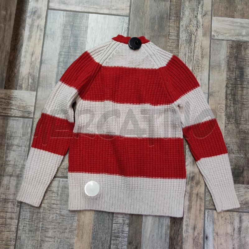 MAGLIONE UOMO PAOLO PECORA BIANCO ROSSO RIGHE | Mercatino dell'Usato Settimo torinese 2