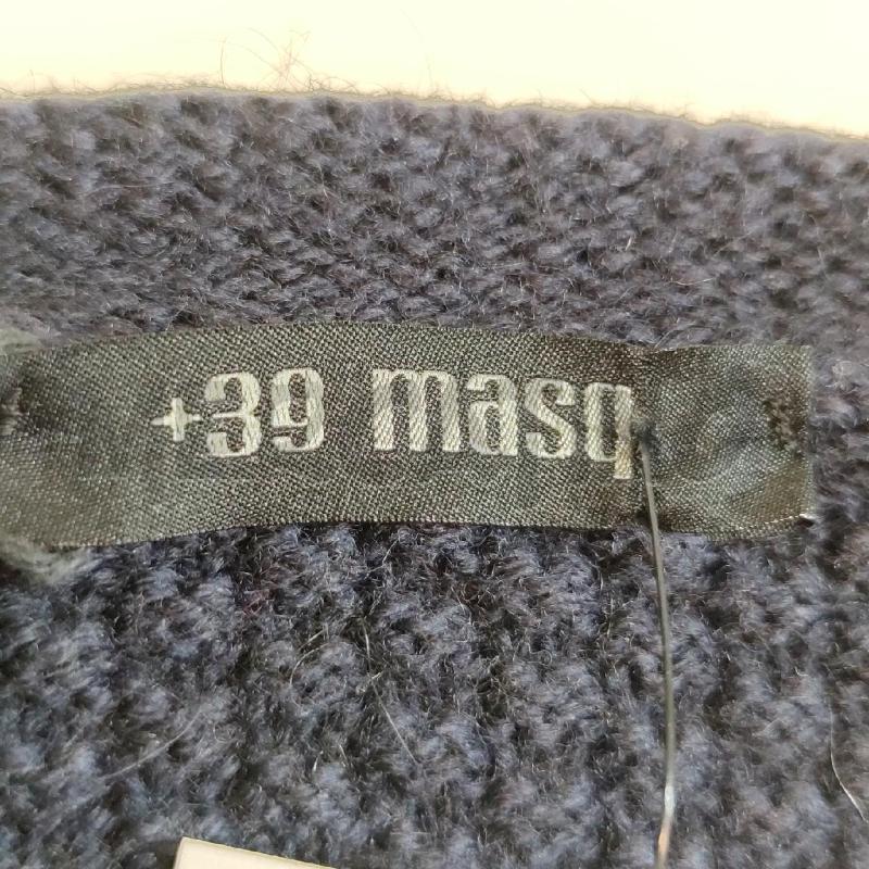 MAGLIONE UOMO +39 MASQ MISTO MERINO ALPACA BLU BEIGE | Mercatino dell'Usato Settimo torinese 3
