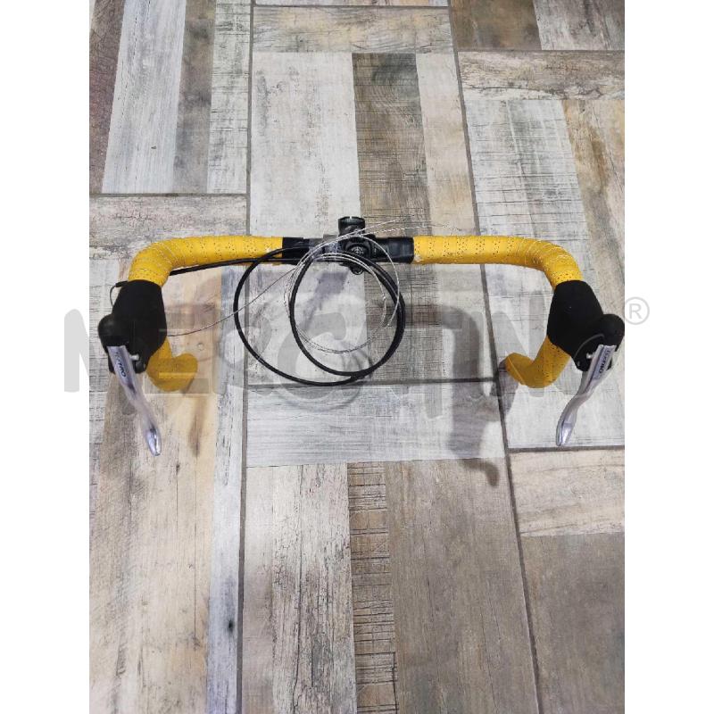 MANUBRIO PER BICI DA CORSA BITWIN GIALLO | Mercatino dell'Usato Settimo torinese 1