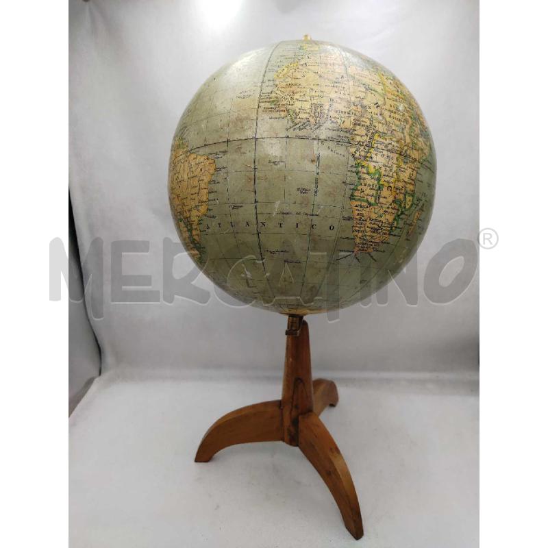 MAPPAMONDO GLOBO TERRSTRE ANTONIO VALLARDI EDITORE MILANO | Mercatino dell'Usato Settimo torinese 2