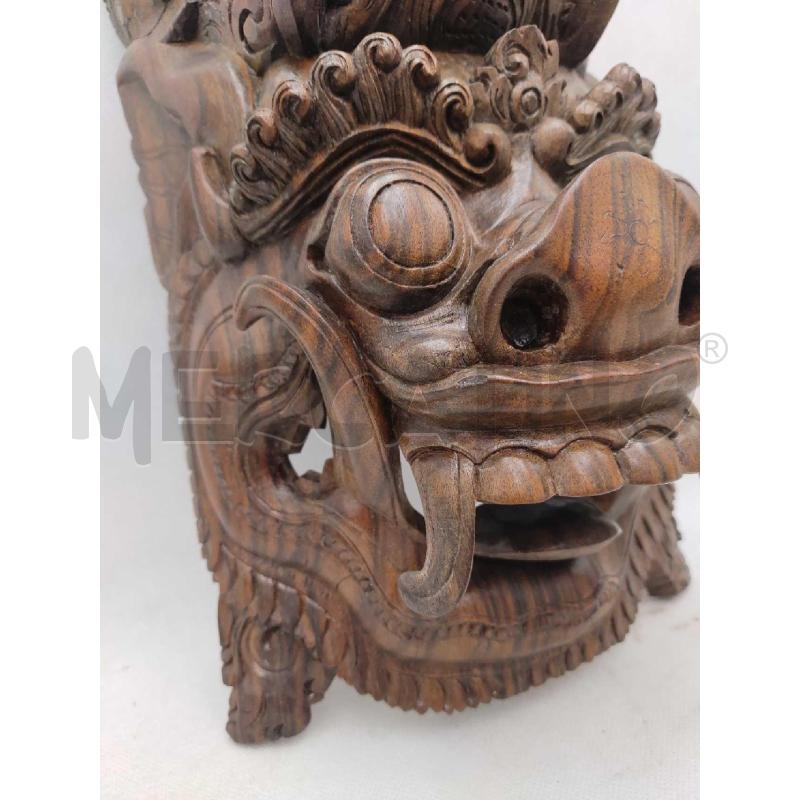 MASCHERA LEGNO INDONIESANA | Mercatino dell'Usato Settimo torinese 2