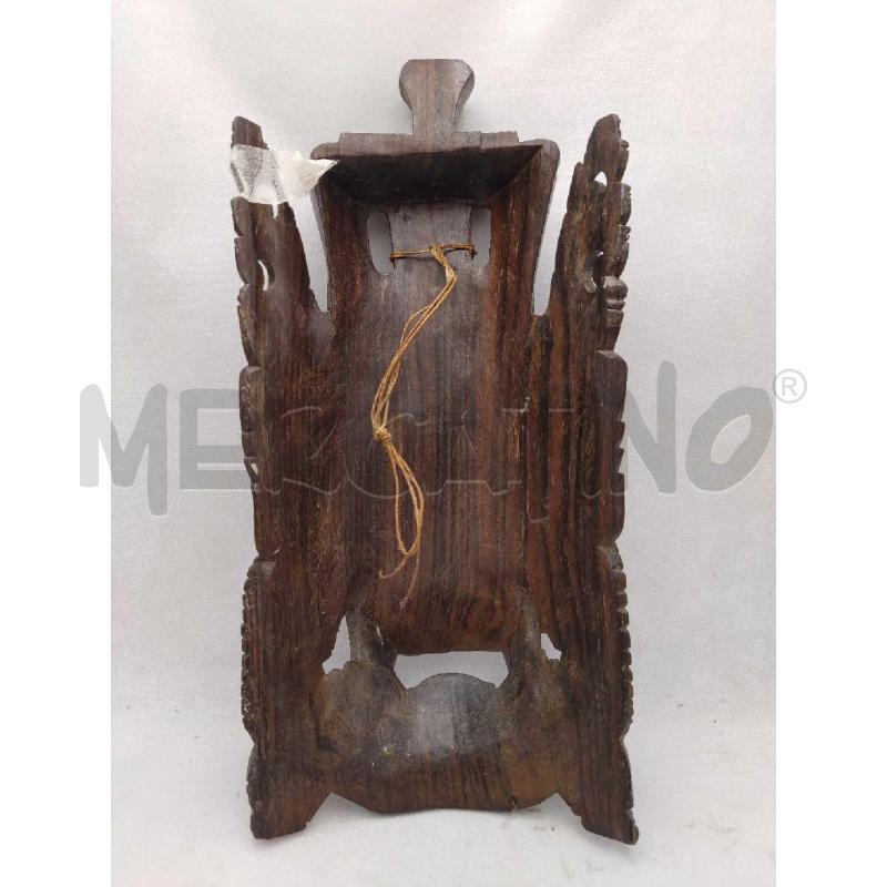 MASCHERA LEGNO INDONIESANA | Mercatino dell'Usato Settimo torinese 4