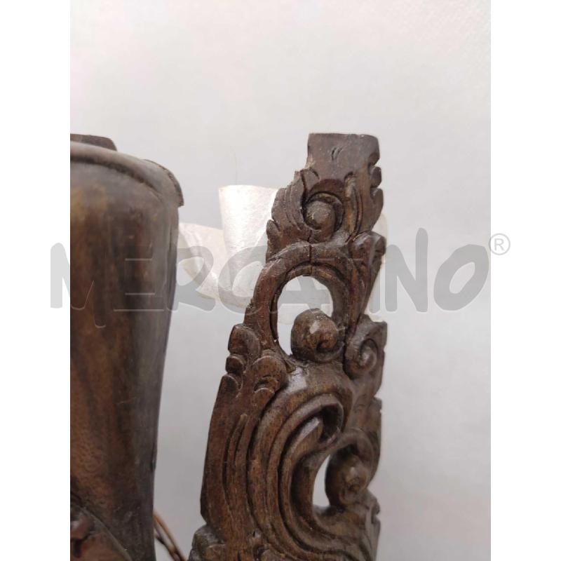 MASCHERA LEGNO INDONIESANA | Mercatino dell'Usato Settimo torinese 5
