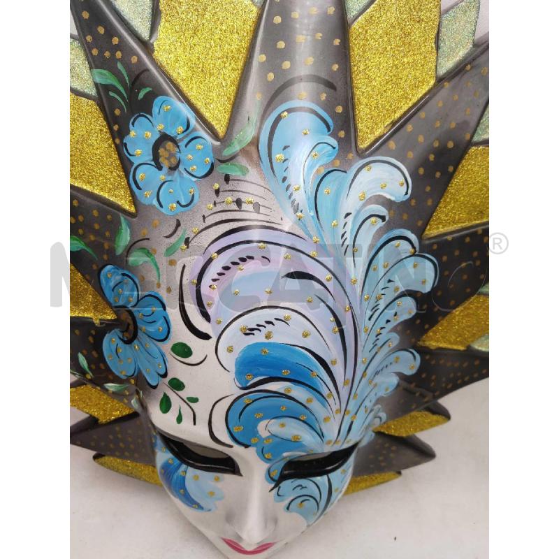 MASCHERA VENEZIANA CERAMICA DIPINTA PUNTE ORO | Mercatino dell'Usato Settimo torinese 2