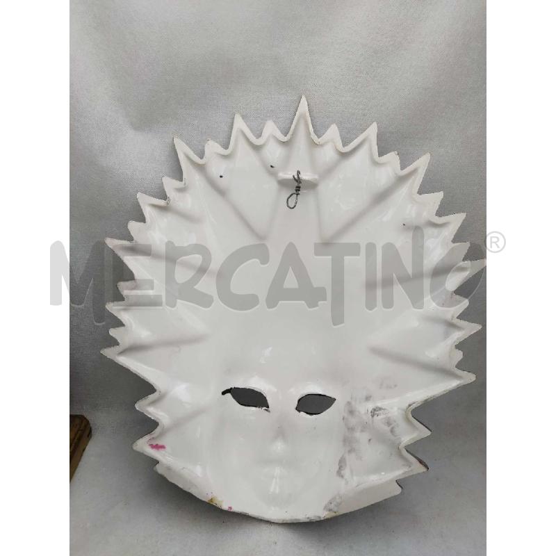 MASCHERA VENEZIANA CERAMICA DIPINTA PUNTE ORO | Mercatino dell'Usato Settimo torinese 3