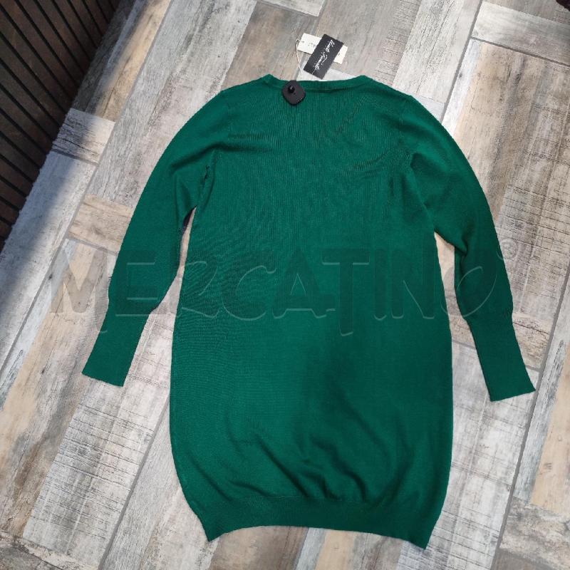 MAXI MAGLIA/VESTITO DONNA VERDE NUOVA MARTINO MIDALI  | Mercatino dell'Usato Settimo torinese 2