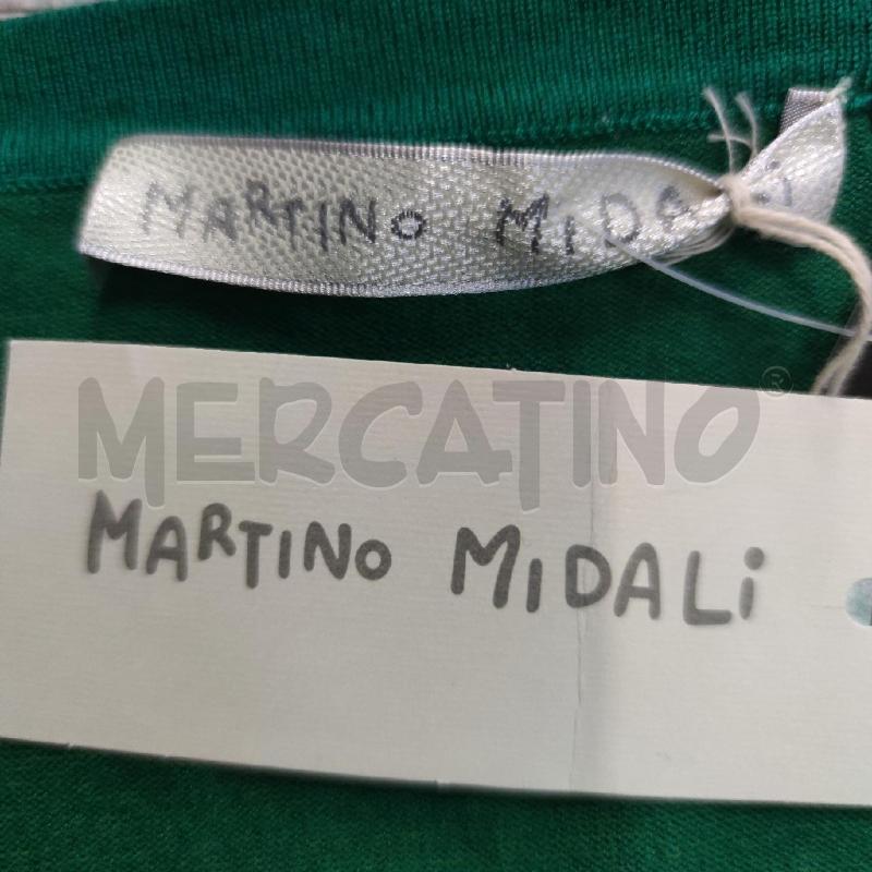 MAXI MAGLIA/VESTITO DONNA VERDE NUOVA MARTINO MIDALI  | Mercatino dell'Usato Settimo torinese 3
