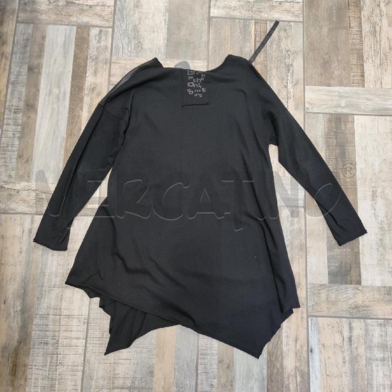 MAXI MAGLIA DONNA STUDIO B3 NERA ZIP LETTERE | Mercatino dell'Usato Settimo torinese 2