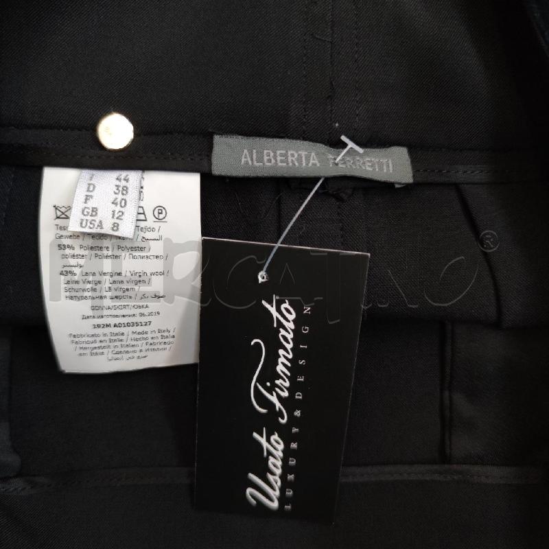 MINI GONNA ALBERTA FERRETTI NERA BOTTONI DORATI  | Mercatino dell'Usato Settimo torinese 3