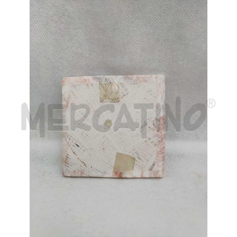 MINI SCACCHIERA IN MARMO BIANCO E ROSA | Mercatino dell'Usato Settimo torinese 3