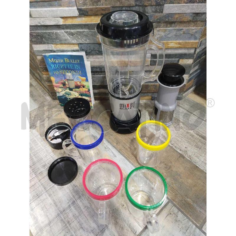 MIXER BULLET TRITATUTTO TRITA VERDURE CON CONTENITORI | Mercatino dell'Usato Settimo torinese 1