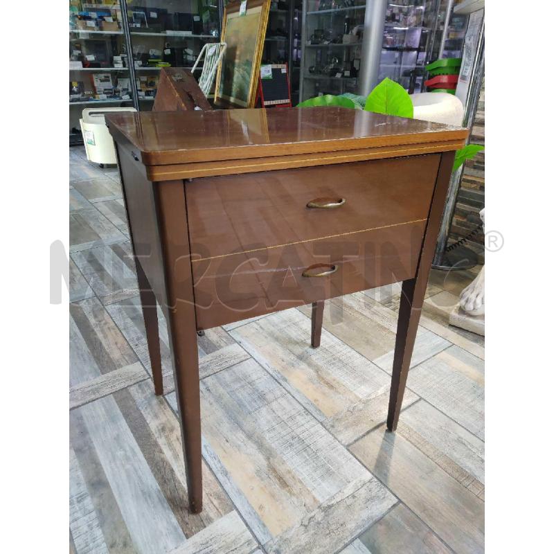 MOBILETTO PER MACCHINA DA CUCIRE SINGER IN LEGNO | Mercatino dell'Usato Settimo torinese 1