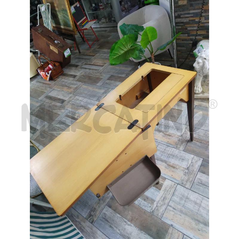 MOBILETTO PER MACCHINA DA CUCIRE SINGER IN LEGNO | Mercatino dell'Usato Settimo torinese 4