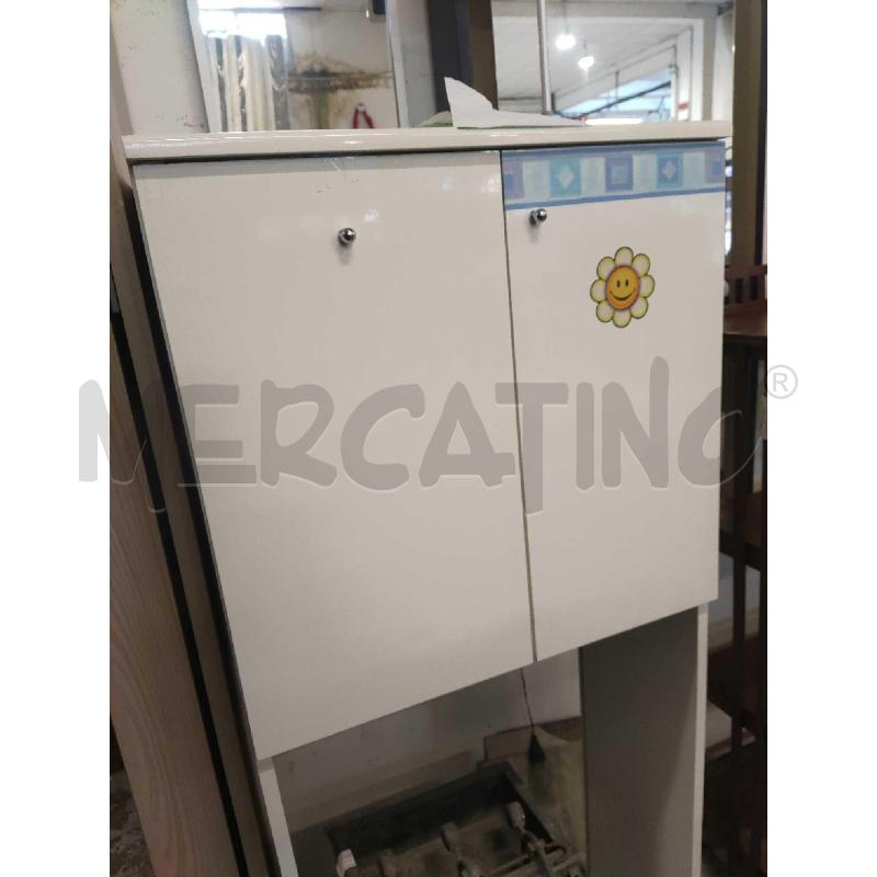 MOBILE BAGNO SOPRA LAVATRICE BIANCO CON SPORTELI  | Mercatino dell'Usato Settimo torinese 1