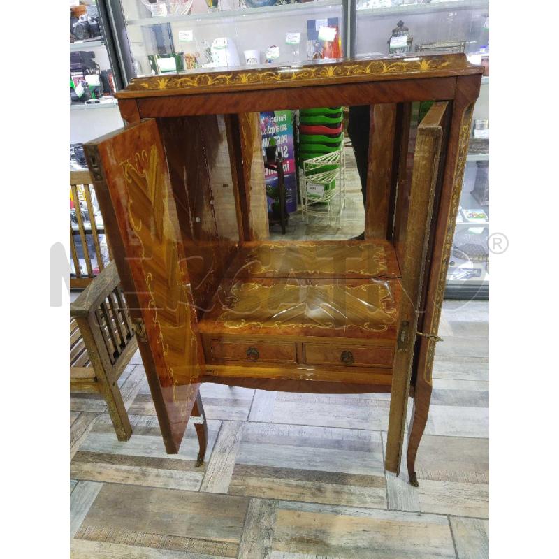 MOBILE BAR INTARSIATO IN LEGNO | Mercatino dell'Usato Settimo torinese 4