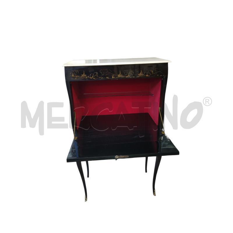 MOBILE BAR ORIENTALE NERO CON MARMO | Mercatino dell'Usato Settimo torinese 1